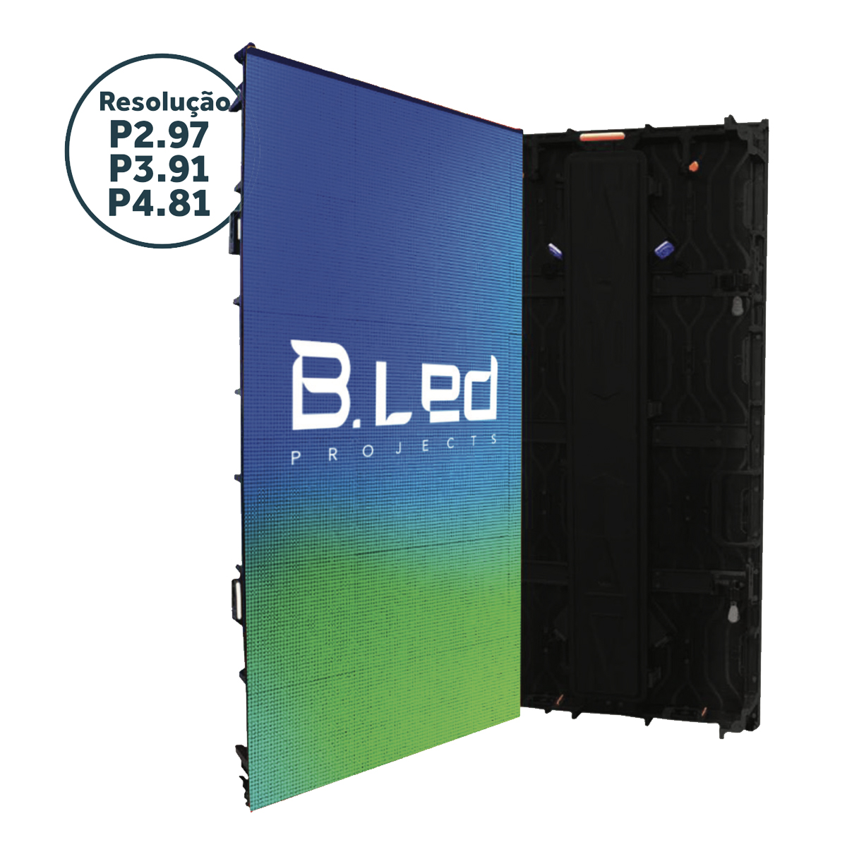 Gabinete de LED - Outdoor Premium com 50cm x 100cm